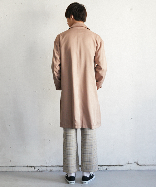 PairPair(ペアペア)の「エステルツイルステンカラーコート(ステンカラーコート・メンズ・ライトベージュ/モカ・FREE)」の6枚目の写真