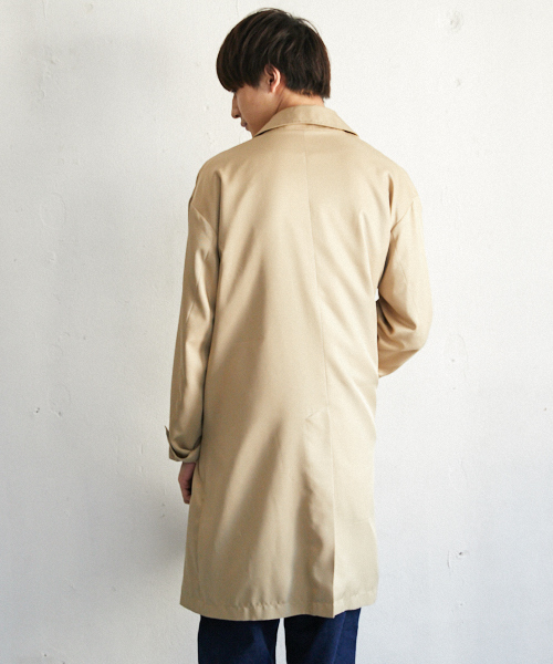 PairPair(ペアペア)の「エステルツイルステンカラーコート(ステンカラーコート・メンズ・ライトベージュ/モカ・FREE)」の16枚目の写真
