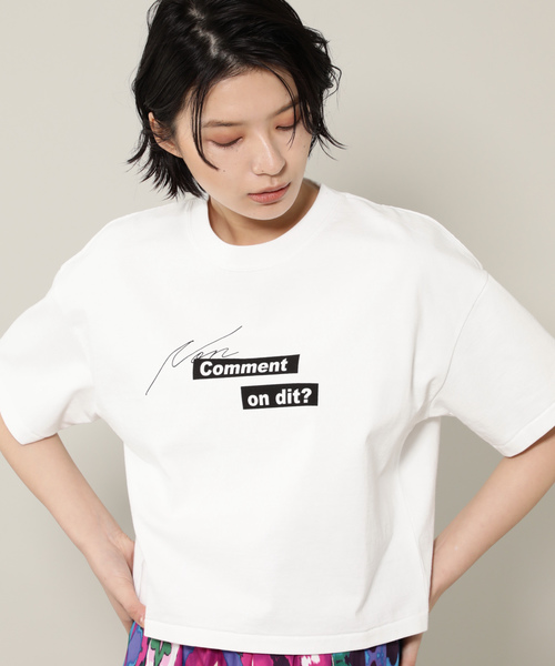 (mici)フロントロゴビッグTシャツ (mici)フロントロゴビッグTシャツ