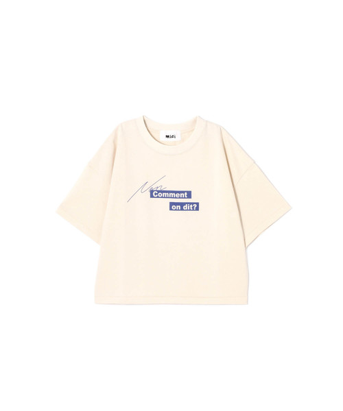(mici)フロントロゴビッグTシャツ (mici)フロントロゴビッグTシャツ