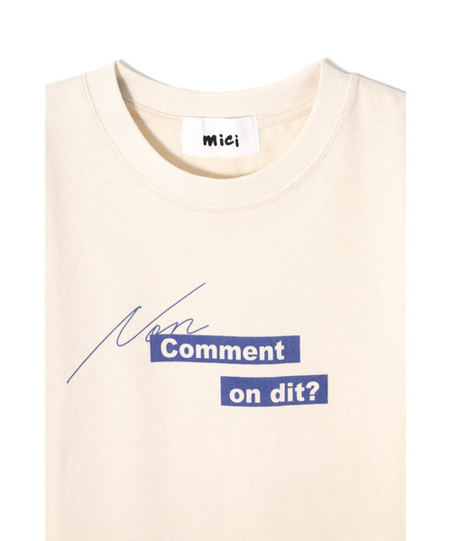 (mici)フロントロゴビッグTシャツ (mici)フロントロゴビッグTシャツ