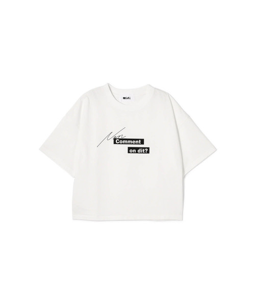 (mici)フロントロゴビッグTシャツ (mici)フロントロゴビッグTシャツ