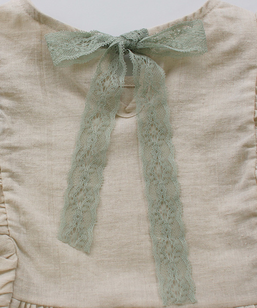 Rora(ローラ)の「ラナ ブラウス(2color)(シャツ/ブラウス・キッズ・スカイブルー/ベージュ・100cm/110cm/130cm/120cm/140cm/90㎝)」の20枚目の写真