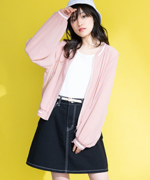 WEGO/シアーラインリブブルゾン