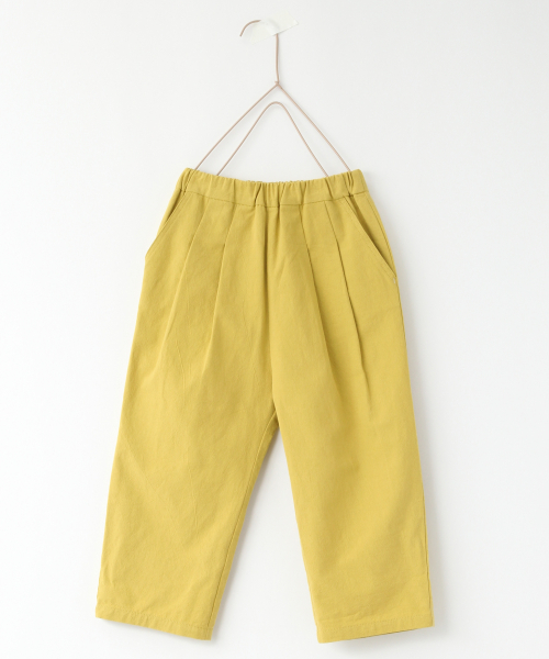 LOWRYS FARM（ローリーズファーム）の「コットンタックパンツ　837733（その他パンツ・キッズ・チャコールグレー/ライトベージュ/イエロー/ベージュ/ベージュ系その他・100/110/120/130/LARGE/MEDIUM/SMALL/X-LARGE）」の10枚目の写真