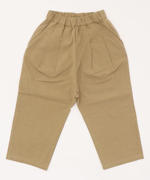 LOWRYS FARM（ローリーズファーム）の「コットンタックパンツ　837733（その他パンツ・キッズ・チャコールグレー/ライトベージュ/イエロー/ベージュ/ベージュ系その他・100/110/120/130/LARGE/MEDIUM/SMALL/X-LARGE）」の18枚目の写真