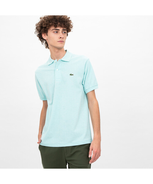 LACOSTE（ラコステ）の「『L1264』定番半袖ポロシャツ（杢糸）（ポロシャツ・メンズ・ウィート/オレンジ/スカイブルー/ミックスグレー/プラム/ダークブルー/ライトグリーン/ピンク/ライトグレー/クリアイエロー/グリーン/コーラル/クリアブルー/マスタード/チャコールグレー/霜降りグレー/エメラルド/グレー/ベージュ/ライトブルー/セージグリーン/ネイビー/ローズ/ミント/ブルー/サックスブルー/ロイヤルブルー/ラベンダー/ダークアッシュ/グレイッシュブルー/ブルーグレー/オリーブ/インディゴブルー/ブルーグラス/ブラックミックス/ダークインディゴブルー/ストーン/コバルトブルー/ライトブルーグレー/チャコールアッシュ/アッシュグレー・3/5/2/4/6）」の20枚目の写真