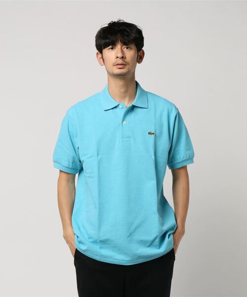 LACOSTE（ラコステ）の「『L1264』定番半袖ポロシャツ（杢糸）（ポロシャツ・メンズ・ウィート/オレンジ/スカイブルー/ミックスグレー/プラム/ダークブルー/ライトグリーン/ピンク/ライトグレー/クリアイエロー/グリーン/コーラル/クリアブルー/マスタード/チャコールグレー/霜降りグレー/エメラルド/グレー/ベージュ/ライトブルー/セージグリーン/ネイビー/ローズ/ミント/ブルー/サックスブルー/ロイヤルブルー/ラベンダー/ダークアッシュ/グレイッシュブルー/ブルーグレー/オリーブ/インディゴブルー/ブルーグラス/ブラックミックス/ダークインディゴブルー/ストーン/コバルトブルー/ライトブルーグレー/チャコールアッシュ/アッシュグレー・3/5/2/4/6）」の21枚目の写真