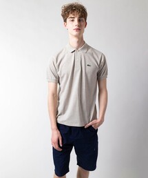 『L1264』定番半袖ポロシャツ(杢糸)