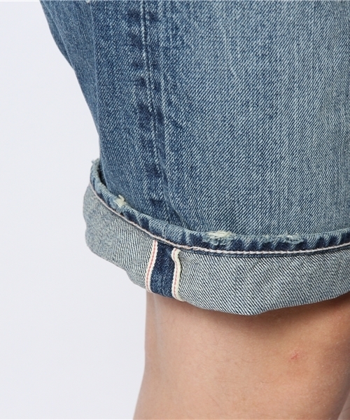 goa（ゴア）の「13ozセルヴィッチブロークンデニムショーツ（デニムパンツ・メンズ・ブルー/ブルー系その他・2/1）」の9枚目の写真