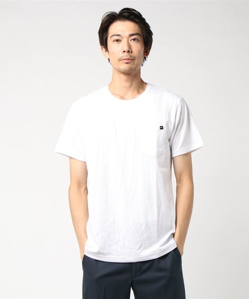 Quiksilver(クイックシルバー)の「QP PLAIN PACK ST/クイックシルバー 半袖 Tシャツ(Tシャツ/カットソー・メンズ・ホワイト/ブラック・MEDIUM/LARGE/X-LARGE)」の2枚目の写真