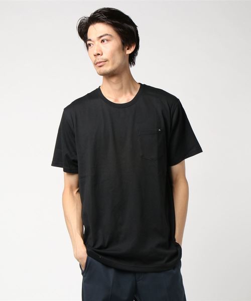 Quiksilver(クイックシルバー)の「QP PLAIN PACK ST/クイックシルバー 半袖 Tシャツ(Tシャツ/カットソー・メンズ・ホワイト/ブラック・MEDIUM/LARGE/X-LARGE)」の1枚目の写真