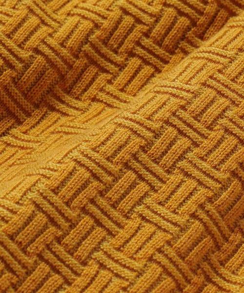 MEN'S BIGI（メンズビギ）の「【俳優 大谷亮平さん着用】ジャガード ハイゲージニット（ニット/セーター・メンズ・ブラック/ネイビー/イエロー・S/M/L）」の15枚目の写真