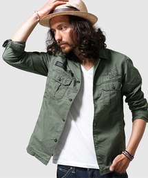 NANO universe | ヴィンテージライクミリタリーSH(シャツ/ブラウス)