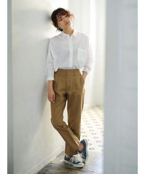 AMERICAN HOLIC（アメリカンホリック）の「New 2WAY衿取り外しドルマンシャツ＊（シャツ/ブラウス・レディース・ネイビー/オフホワイト/その他5/ベージュ系その他4/レッド系その他7・M/L）」の11枚目の写真