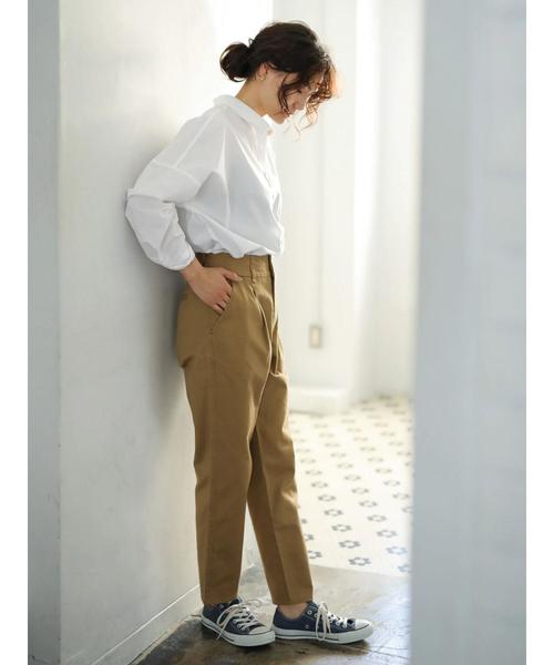 AMERICAN HOLIC（アメリカンホリック）の「New 2WAY衿取り外しドルマンシャツ＊（シャツ/ブラウス・レディース・ネイビー/オフホワイト/その他5/ベージュ系その他4/レッド系その他7・M/L）」の18枚目の写真