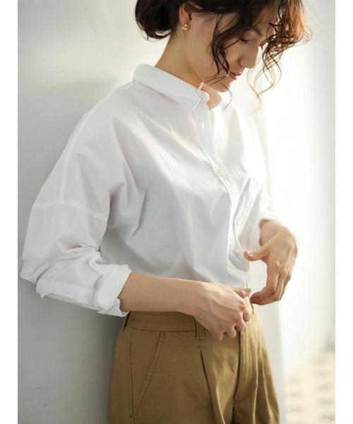 AMERICAN HOLIC（アメリカンホリック）の「New 2WAY衿取り外しドルマンシャツ＊（シャツ/ブラウス・レディース・ネイビー/オフホワイト/その他5/ベージュ系その他4/レッド系その他7・M/L）」の16枚目の写真