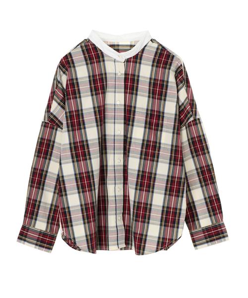 AMERICAN HOLIC（アメリカンホリック）の「New 2WAY衿取り外しドルマンシャツ＊（シャツ/ブラウス・レディース・ネイビー/オフホワイト/その他5/ベージュ系その他4/レッド系その他7・M/L）」の22枚目の写真