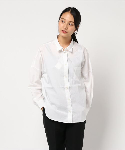 AMERICAN HOLIC（アメリカンホリック）の「New 2WAY衿取り外しドルマンシャツ＊（シャツ/ブラウス・レディース・ネイビー/オフホワイト/その他5/ベージュ系その他4/レッド系その他7・M/L）」の21枚目の写真