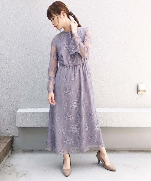 kaene（カエン）の「ペプラムスリーブワンピース（ドレス）」 - WEAR