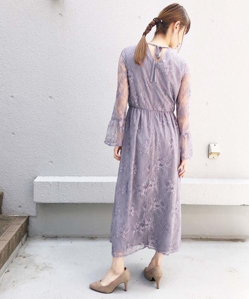 kaene（カエン）の「ペプラムスリーブワンピース（ドレス）」 - WEAR