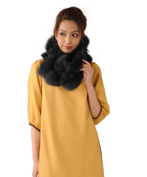 もこもこリアルファースヌード（ネックウォーマー/スヌード）｜sankyo