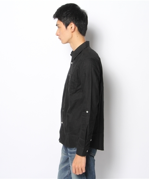 WEGO（ウィゴー）の「WEGO/ガーメントダイオックスシャツ（シャツ/ブラウス・メンズ・ホワイト/ブラック/ロイヤルブルー/ワイン・LARGE/MEDIUM）」の18枚目の写真