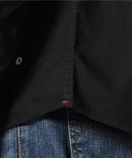 WEGO（ウィゴー）の「WEGO/ガーメントダイオックスシャツ（シャツ/ブラウス・メンズ・ホワイト/ブラック/ロイヤルブルー/ワイン・LARGE/MEDIUM）」の14枚目の写真