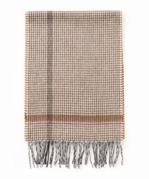 【BEGG＆CO / ベグアンドコー】 別注 ハウンドトゥースマフラー