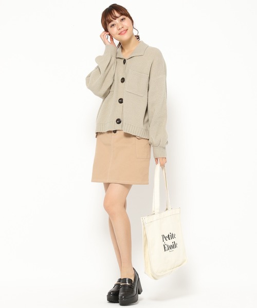 Heather（ヘザー）の「モチモチニットジャケット　864601（ニット/セーター・レディース・ホワイト系その他/グリーン系その他/ベージュ・FREE）」の12枚目の写真