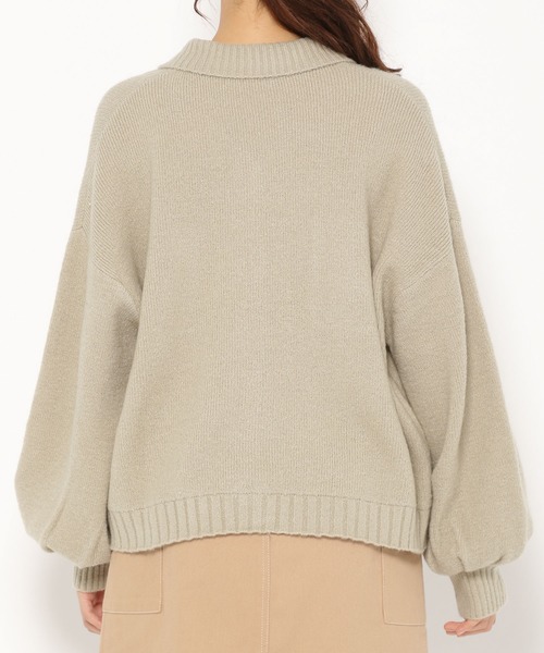 Heather（ヘザー）の「モチモチニットジャケット　864601（ニット/セーター・レディース・ホワイト系その他/グリーン系その他/ベージュ・FREE）」の5枚目の写真