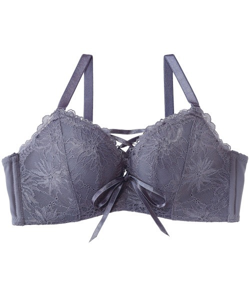 aimerfeel(エメフィール)の「レースアップ ノンワイヤー 超盛ブラ(R) 単品ブラジャー(ブラジャー・レディース・パープル/ブラック/ピンク/チャコールグレー/スモークピンク/ミント/オフホワイト/ワイン/イエロー/杢グレー/サックスブルー/ダークブルー/カーキ/モカ/桜/ライトグリーン/ホワイト/ブラックミックス/ブラウン/ダークパープル/パープル系その他/シルバーグレー/アクア/ピンク系2/ブルー/ベビーピンク/ライトパープル/クリアグリーン/ボルドー/ダークグリーン系/ホワイト系その他/ピンクベージュ・B70/B75/C75/E65/E75/D65/D70/D75/B65/C70/E70/C65/E80/C80/D80/B80)」の18枚目の写真