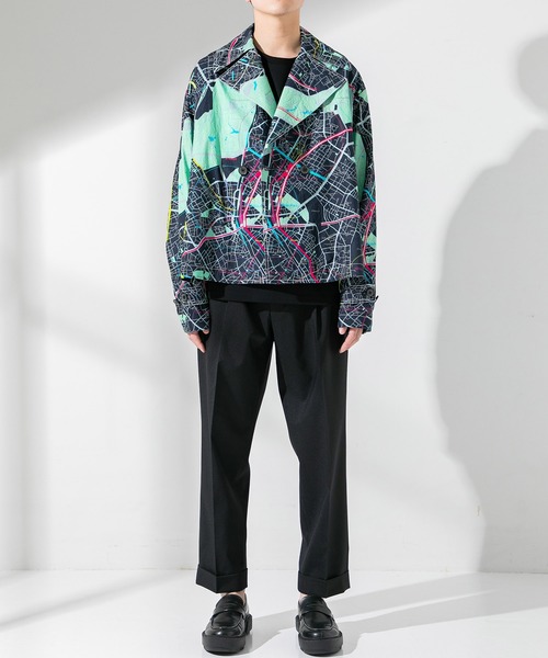 UNITED TOKYO（ユナイテッドトウキョウ）の「SHIBUYA　MAP　BL/シブヤマップブルゾン（ブルゾン・メンズ・ネイビー・1/2/3）」の10枚目の写真