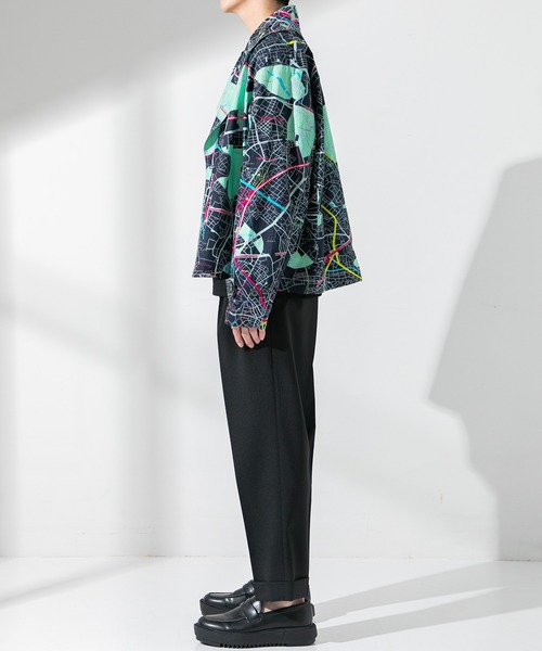 UNITED TOKYO（ユナイテッドトウキョウ）の「SHIBUYA　MAP　BL/シブヤマップブルゾン（ブルゾン・メンズ・ネイビー・1/2/3）」の7枚目の写真