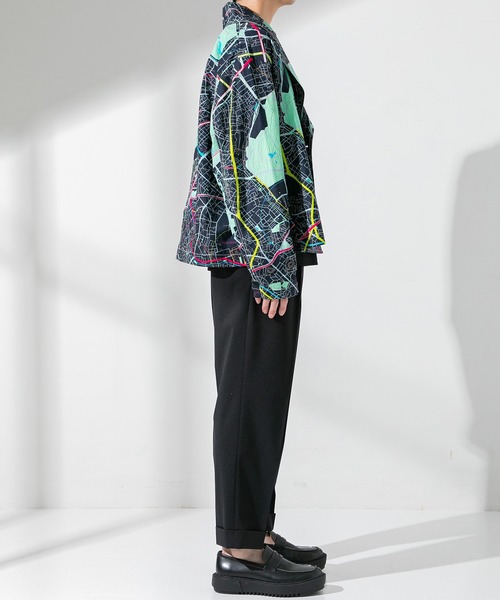 UNITED TOKYO（ユナイテッドトウキョウ）の「SHIBUYA　MAP　BL/シブヤマップブルゾン（ブルゾン・メンズ・ネイビー・1/2/3）」の3枚目の写真