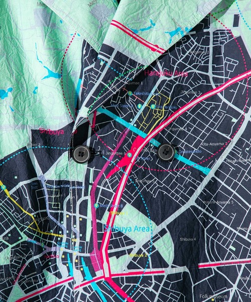 UNITED TOKYO（ユナイテッドトウキョウ）の「SHIBUYA　MAP　BL/シブヤマップブルゾン（ブルゾン・メンズ・ネイビー・1/2/3）」の9枚目の写真