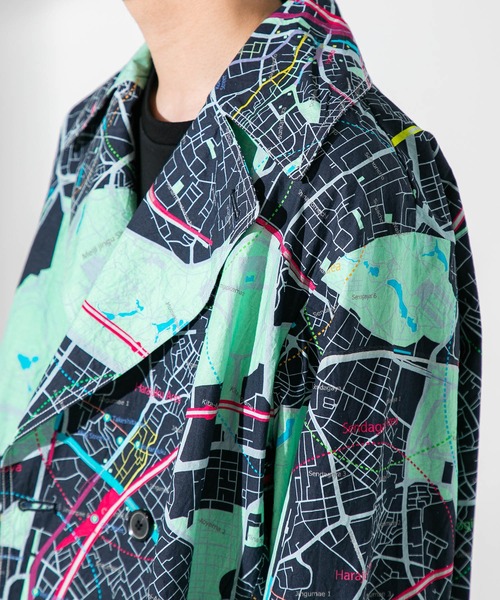 UNITED TOKYO（ユナイテッドトウキョウ）の「SHIBUYA　MAP　BL/シブヤマップブルゾン（ブルゾン・メンズ・ネイビー・1/2/3）」の12枚目の写真