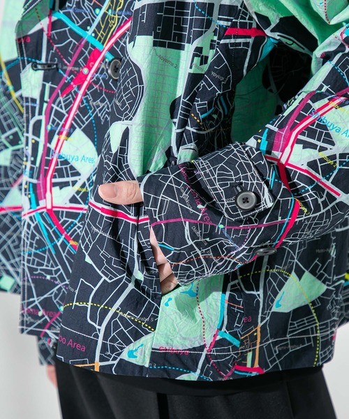 UNITED TOKYO（ユナイテッドトウキョウ）の「SHIBUYA　MAP　BL/シブヤマップブルゾン（ブルゾン・メンズ・ネイビー・1/2/3）」の11枚目の写真