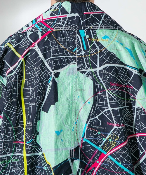 UNITED TOKYO（ユナイテッドトウキョウ）の「SHIBUYA　MAP　BL/シブヤマップブルゾン（ブルゾン・メンズ・ネイビー・1/2/3）」の8枚目の写真