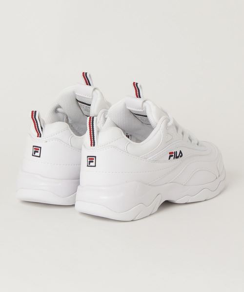 FILA（フィラ）の「FILA/フィラ FILARAY フィラレイ  厚底 スニーカー シンプルアグリーシューズ   F5130（スニーカー・レディース・ホワイト・24.5cm/23.0cm/24.0cm/25.0cm/23.5㎝/25.5cm/22.5cm）」の3枚目の写真