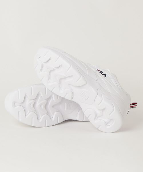FILA（フィラ）の「FILA/フィラ FILARAY フィラレイ  厚底 スニーカー シンプルアグリーシューズ   F5130（スニーカー・レディース・ホワイト・24.5cm/23.0cm/24.0cm/25.0cm/23.5㎝/25.5cm/22.5cm）」の2枚目の写真