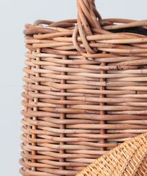 希少✨ LUDLOW ラドロー カゴバッグ バスケット リボンモチーフ LUDLOW 美品 ラドロー シェルモチーフ バスケットバッグ / かご