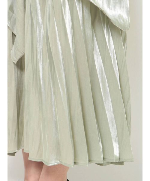 dazzlin（ダズリン）の「レイヤードグロスフレアスカート（スカート・レディース・グレー/グリーン/アイボリー・SMALL/MEDIUM）」の21枚目の写真