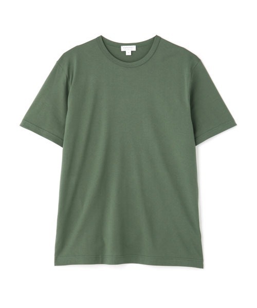 SUNSPEL(サンスペル)の「SUNSPEL / MEN’S?Q82 PLAIN SHORT SLEEVE CREW(Tシャツ/カットソー・メンズ・ライトブルー/レンガ/グリーン・MEDIUM/LARGE/X-LARGE/SMALL)」の2枚目の写真