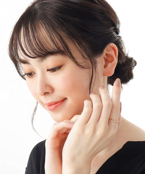 COCOSHNIK(ココシュニック)の「K10ダイヤモンド パラレル リング(リング・レディース・アイボリー系・10号/14号/12号)」の10枚目の写真