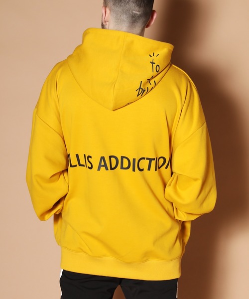 GALLIS ADDICTION（ガリスアディクション）の「GA フォトガールパーカー（パーカー・メンズ・ホワイト/ブラック/ブラウン/イエロー・M/L）」の4枚目の写真