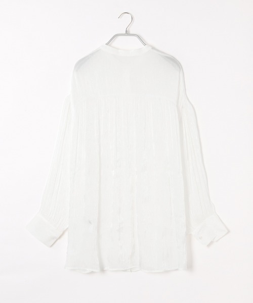 Heather（ヘザー）の「２ＷＡＹサテンシャツ 896362（シャツ/ブラウス・レディース・ホワイト/ベージュ/ブルー/ピンク・FREE）」の16枚目の写真