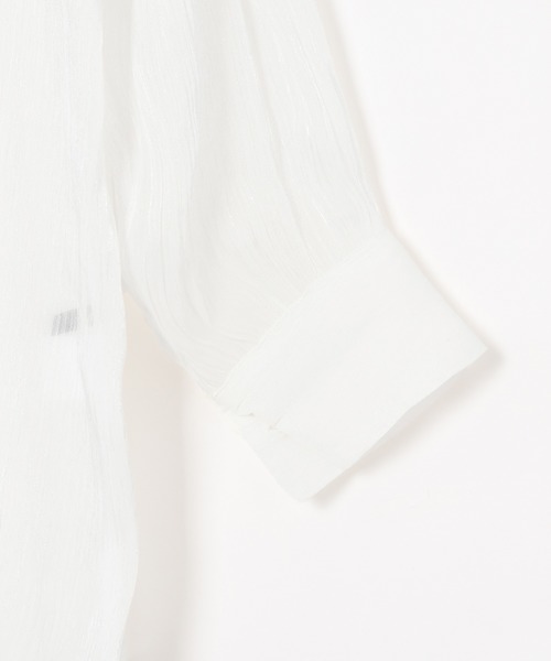 Heather（ヘザー）の「２ＷＡＹサテンシャツ 896362（シャツ/ブラウス・レディース・ホワイト/ベージュ/ブルー/ピンク・FREE）」の19枚目の写真