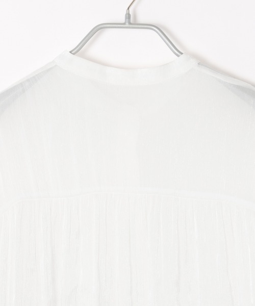 Heather（ヘザー）の「２ＷＡＹサテンシャツ 896362（シャツ/ブラウス・レディース・ホワイト/ベージュ/ブルー/ピンク・FREE）」の21枚目の写真