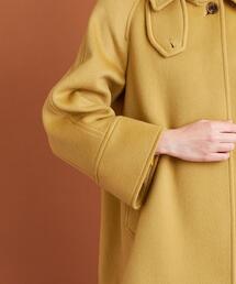 ジャケット・アウター Steven Alan WOOL BEAVER TENT SHORT COAT Steven Alan（スティーブンアラン）の「＜Steven Alan＞WOOL